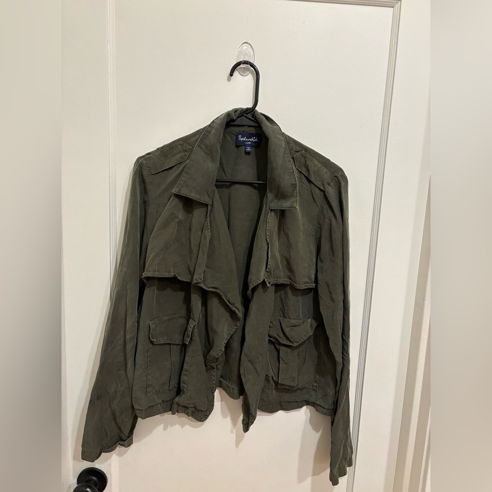 Splendid Green Cargo Jacket Large